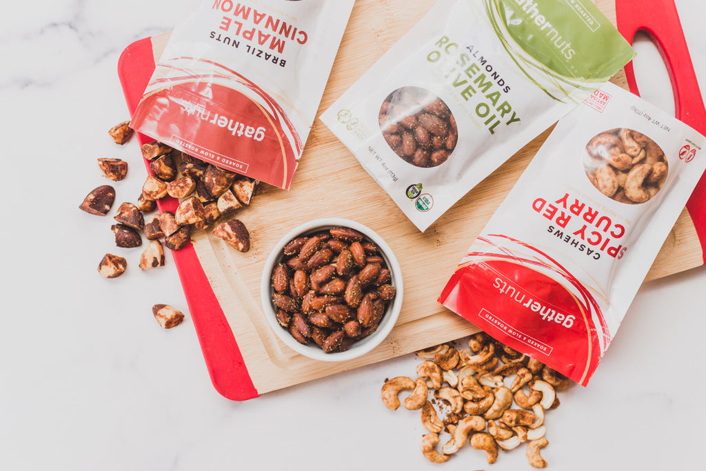 Build A Balanced Meal With Gather Nuts - Breakfast, Lunch, Dinner, and Dessert.